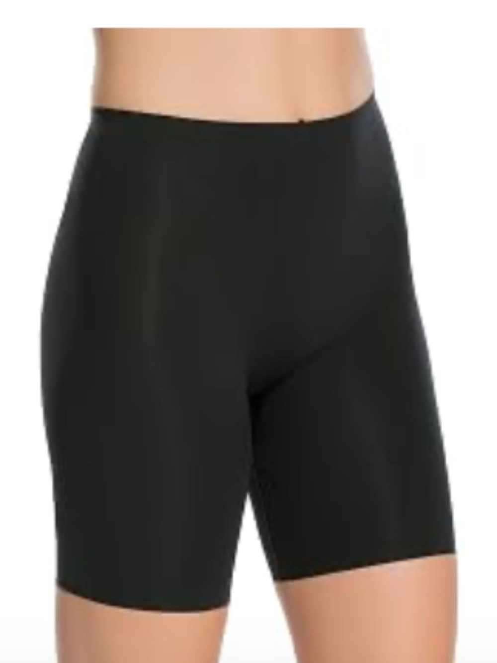Spanx Thinstincts Mid-thigh Shaping Short Sz XL Very Black